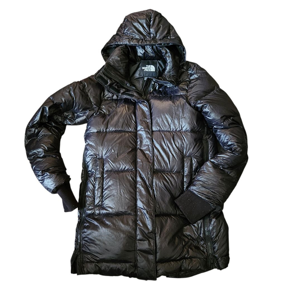 Women's The North Face Black Puffer Jacket S - Picture 2 of 5